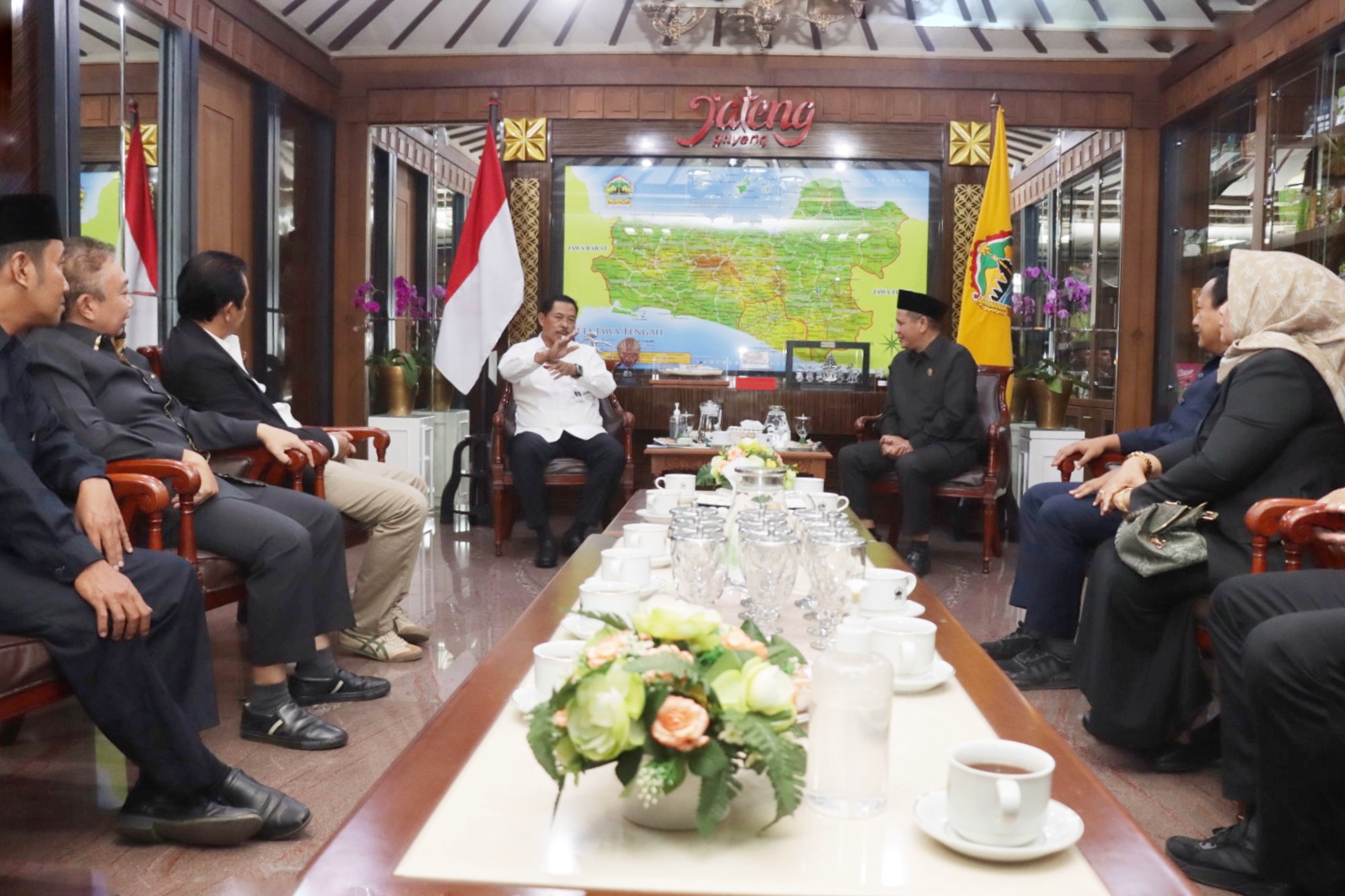 Fraksi GERINDRA DPRD Prov. Jawa Tengah Melakukan Audiensi Dengan Gubernur Jawa Tengah